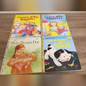 Little Golden Books Set Of 4 1983-1999